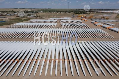 Wind Power Distribution Center - Aerial Photography