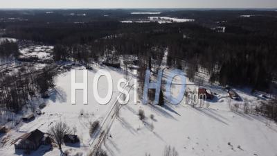  Vol Au-Dessus De La Campagne De Suomenniemi - Vidéo Par Drone