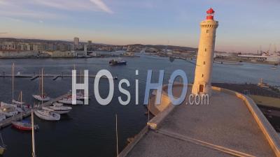 Port Of Sète - Video Drone Footage