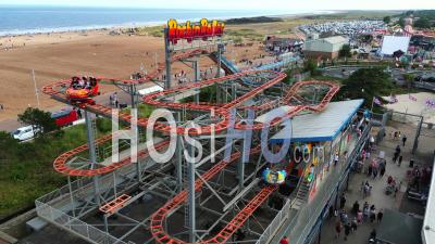 Skegness Roller Coaster, Filmed By Drone