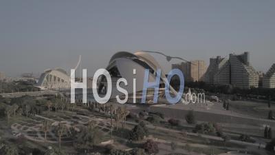 City Of Arts And Sciences, Valencia, Spain - Video Drone Footage