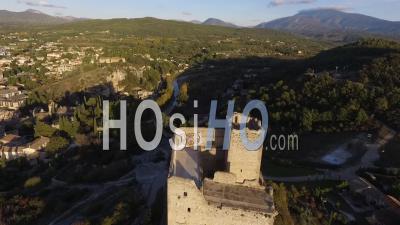 Castle Of Vaison-La-Romaine - Video Drone Footage