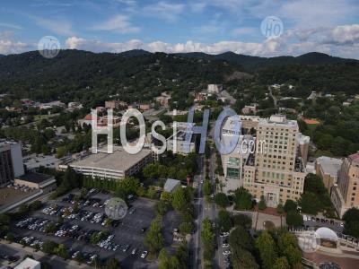 Downtown Asheville North Carolina Usa Looking East 6 - Aerial Photography