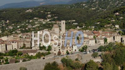 Saint Paul De Vence,Village Of Provence,Aerial View By Drone