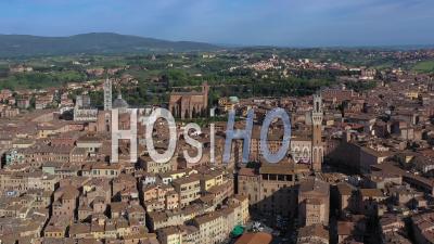  Italie, Toscane, Sienne, Site Du Patrimoine Mondial De L'unesco - Vidéo Drone