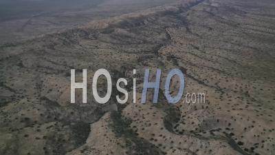 Dramatic Contrast Aerial Over The San Andreas Earthquake Fault On The Carrizo Plain In Central California - Video Drone Footage