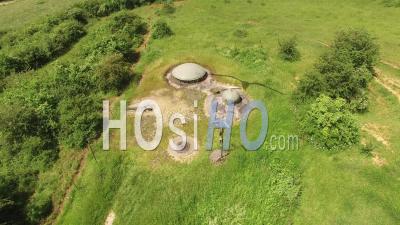 Fermont Fort On Maginot Line - Video Drone Footage Block 1