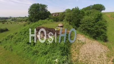 Fermont Fort On Maginot Line - Video Drone Footage Block 7 To 4