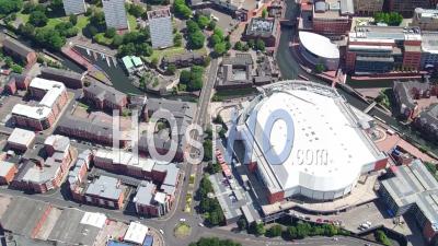 Le National Indoor Arena, Birmingham, Vu D'un Hélicoptère