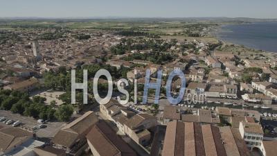 Marseillan, The Port, The Cellars Of The Noilly-Prat House (vermouth Factory From The 19th Century) - Video Drone Footage