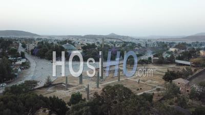 Ethiopie-Axoum Champ De Stele - Video Drone Footage