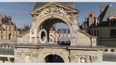 Chateau De Fontainebleau - Video Drone Footage