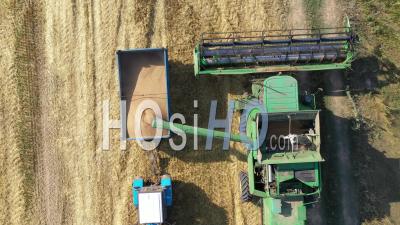 Harvesting Equipment - Video Drone Footage