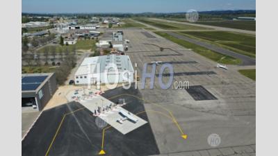 Avignon Airport, Vaucluse, France - Aerial Photography