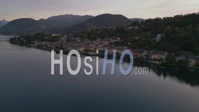Sunrise Orta San Giulio - Video Drone Footage