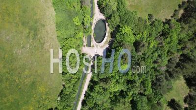 The Egg Lock On The Gap Canal In The Hautes-Alpes, Viewed From Drone, Viewed From Drone