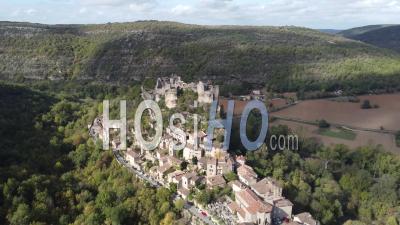 Penne Castle In France - Video Drone Footage