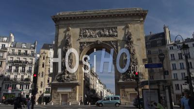 Porte Saint Denis Paris – Vidéo Au Sol 