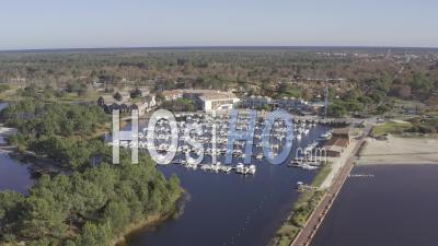 Flyover Hourtin Le Lac - Video Drone Footage