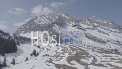 Mountain Roads Of Col Arravis Area - Video Drone Footage
