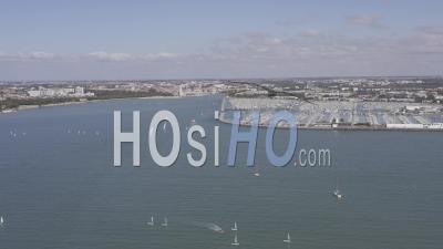 Vue Drone De La Rochelle, Port Des Minimes