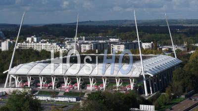 Stade Auguste-Delaune à Reims, Vidéo Drone