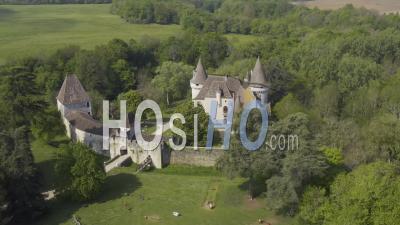 Vidéo Par Drone Du Château De Bridoire