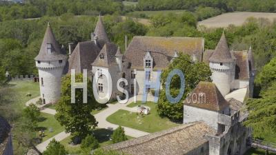 Vidéo Par Drone Du Château De Bridoire