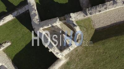 Drone View Of Abbaye St Maurice