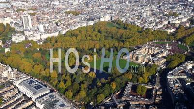Buckingham Palace, Victoria, London Filmed By Helicopter