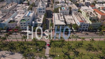 Sotuh Beach, Miami, Daytime - Video Drone Footage