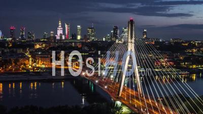 Varsovie Skyline, Varsovie, Vidéo Drone