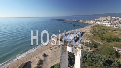 Canet-En-Roussillon Beach - Video Drone Footage