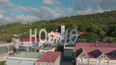The Bay Of Deshaies, Guadeloupe ( Sainte-Marie In Death In Paradise ) - Video Drone Footage