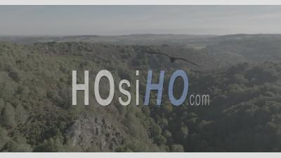 Moors Of Liscuis, Brittany, France - Video Drone Footage