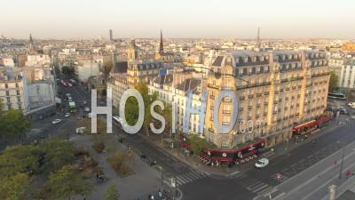 La Gare De L'est à Paris - Vidéo Drone