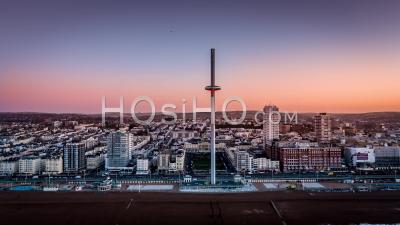 I360, Brighton, Sunrise - Video Drone Footage