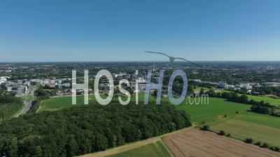 Nouveau Quartier D'affaires Viasilva à Cesson-Sévigné, Bretagne, France - Vidéo Par Drone