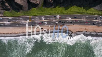 Motorway, Circuto De Playa, Lima, Peru By Drone