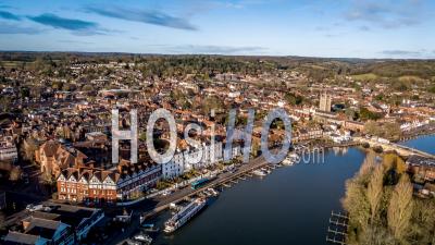Henley And Thames River - Video Drone Footage