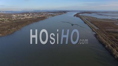 Digue Sur Le Rhône, Vidéo Drone